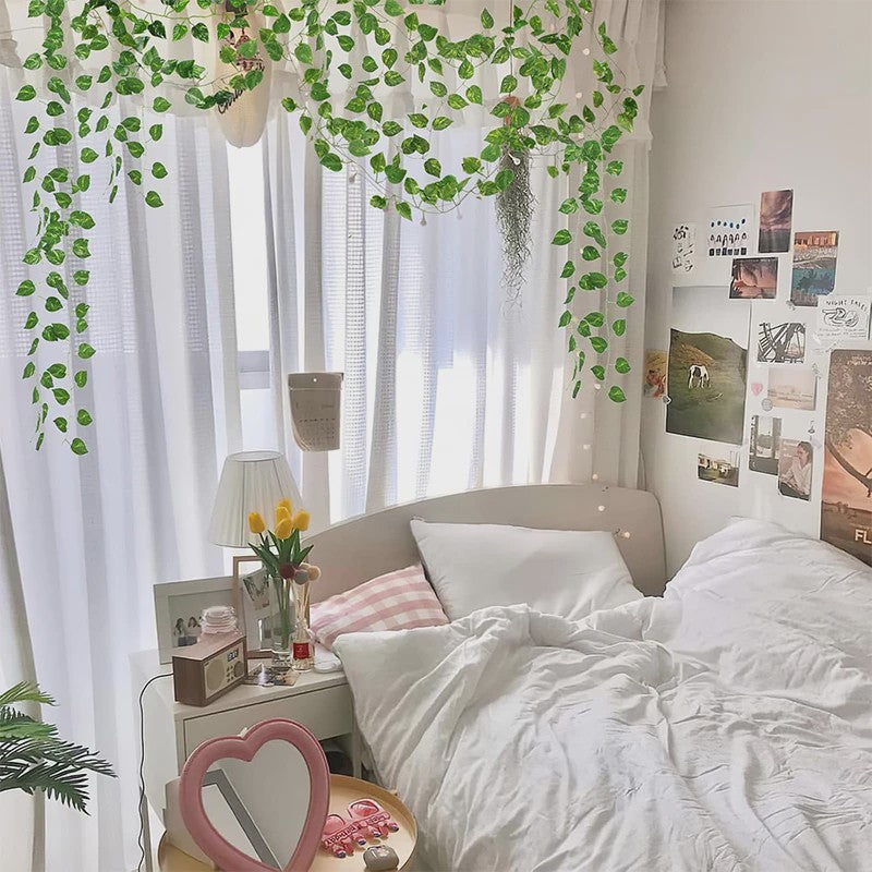 Kunstmatige Klimop Slinger - Groene Nep Plant voor Tuin, Muur, Bruiloft & Feest Decoratie
