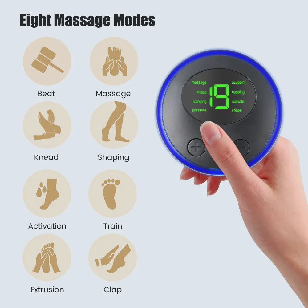 Draagbare EMS Nek Massager voor Spierpijn Verlichting & Ontspanning
