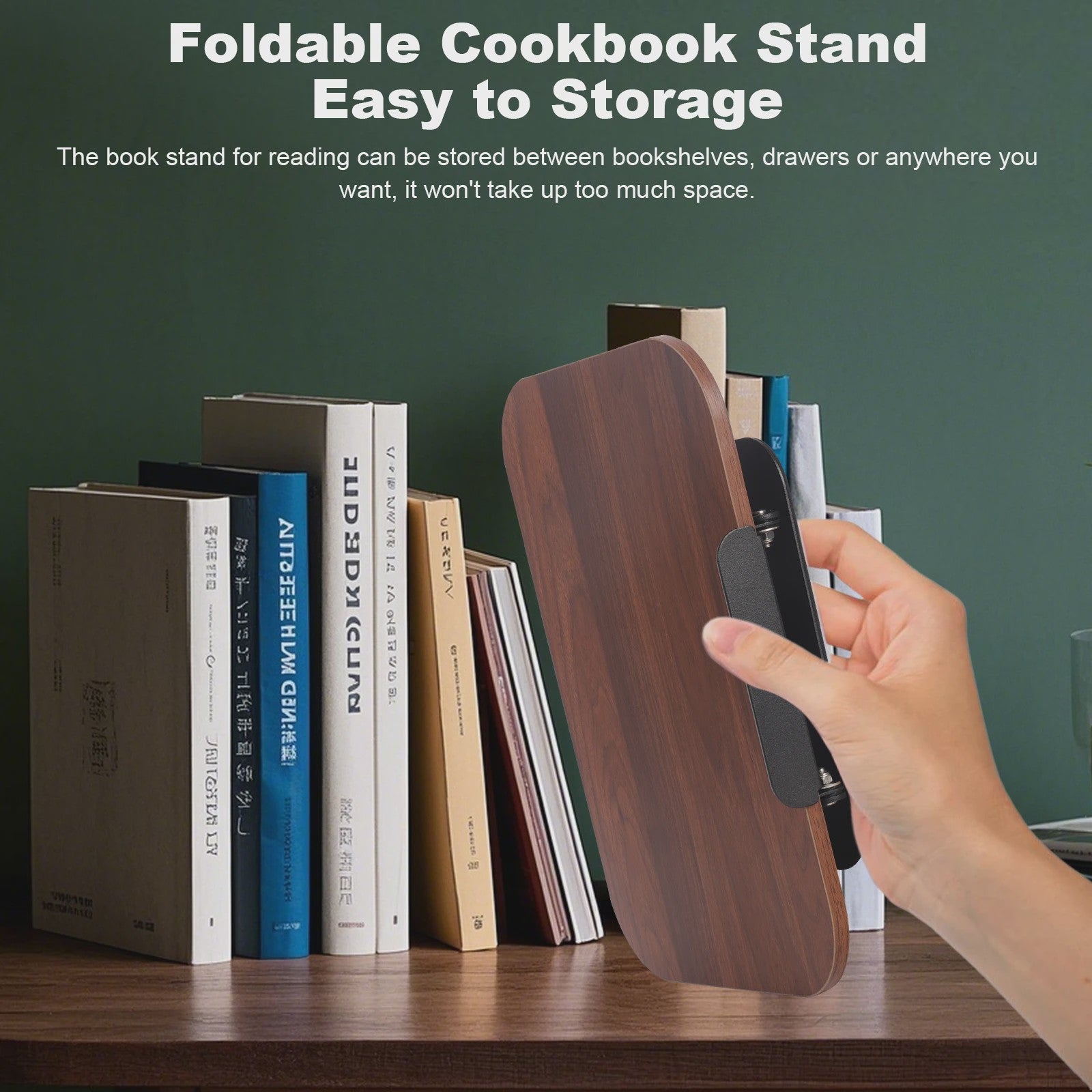 Verstelbare Boekenstandaard met 360° Draaibare Voet & Page Clips - Ideaal voor Lezen, Koken, Laptop & Tablet