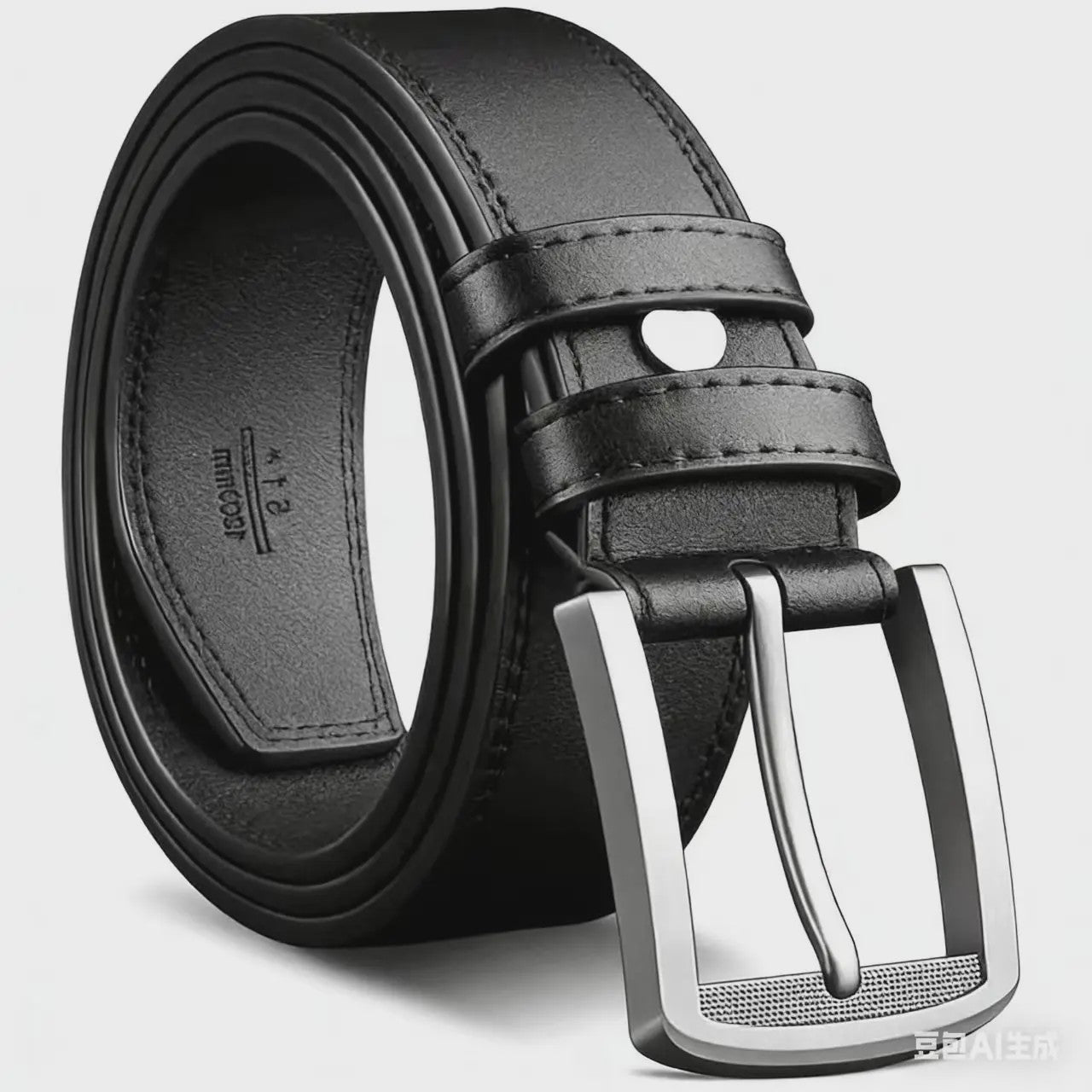 Luxe Heren Riem van Echt Leer - Zakelijk & Modieus