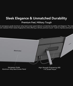Blackview DCM8 Draagbare Triple Monitor - 15.3" IPS FHD, 100W PD, Plug & Play