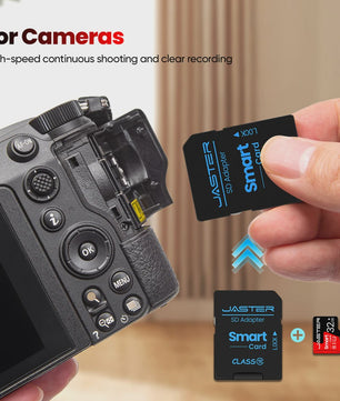 JASTER Class 10 Micro SD Kaart 8GB - 128GB | TF Kaart voor Telefoon, Camera, Computer