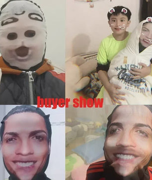 Grappige 3D Gezichtsmuts - Realistische Celebrity Maskers voor Feestjes & Cosplay
