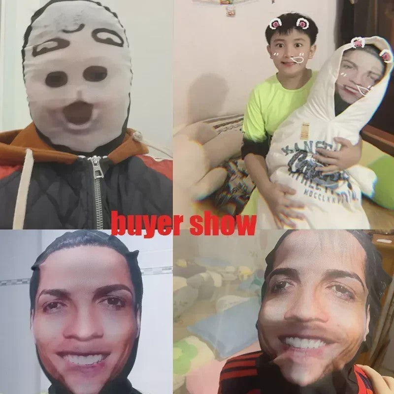 Grappige 3D Gezichtsmuts - Realistische Celebrity Maskers voor Feestjes & Cosplay
