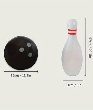 Opblaasbare Bowling Set 7-delig PVC - Leuk voor Binnen & Buiten!