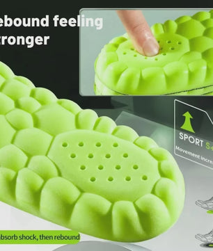 4D Super Zachte Sportzolen - Schokabsorberende Inlegzolen met Voetboogondersteuning