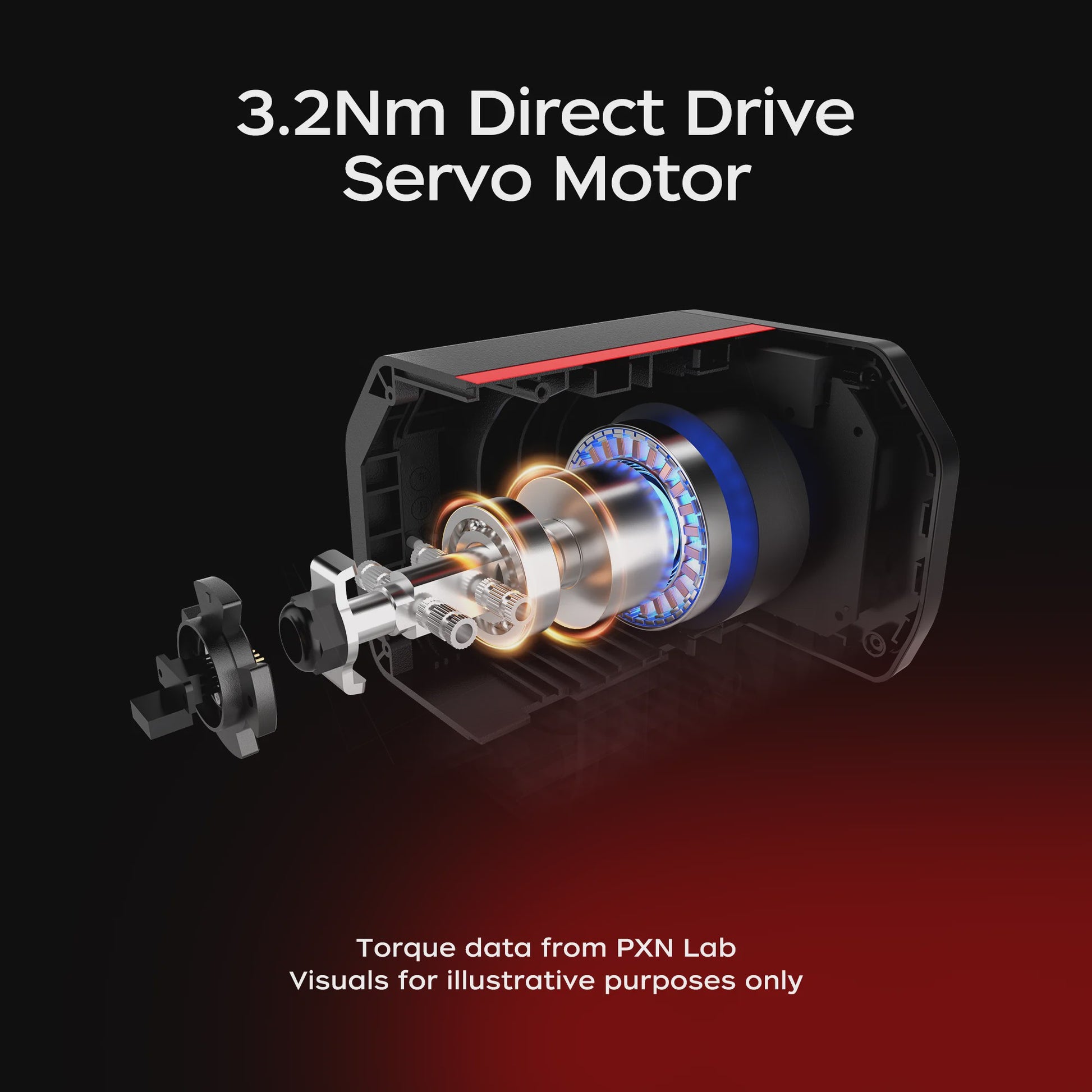 PXN V10 Ultra Direct Drive Racing Wheel Kit met 3.2Nm Force Feedback en Hall Effect Pedalen voor PC/PS4/Xbox