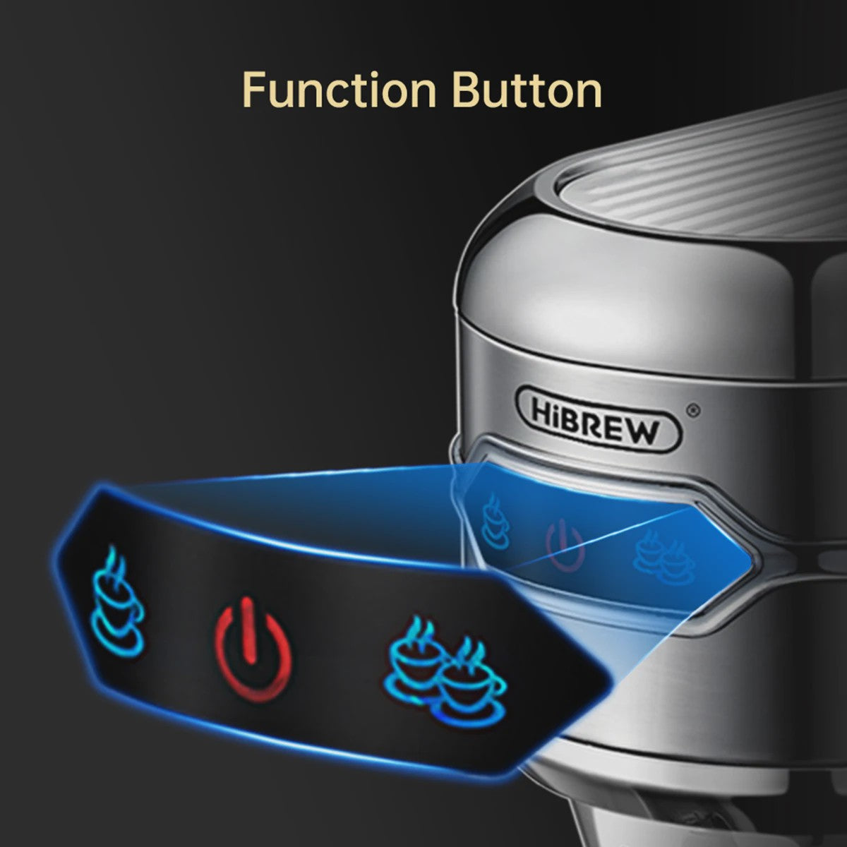 HiBREW H11 Espressomachine - 20 Bar, Semi-Automatisch, RVS, Compact & Veelzijdig