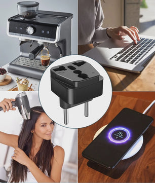 3-delige Universele Reisadapter: EU Plug Converter voor US, UK, AU Apparaten
