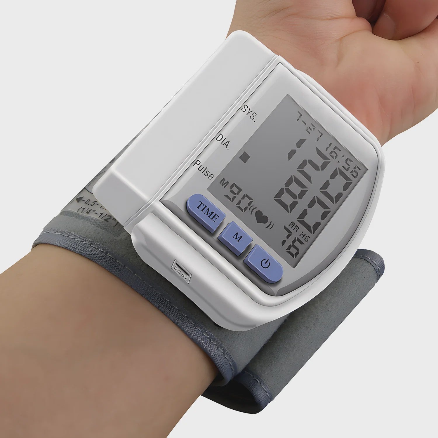 Automatische Pols Bloeddrukmeter met Hartslagmeter - Digitaal & Compact