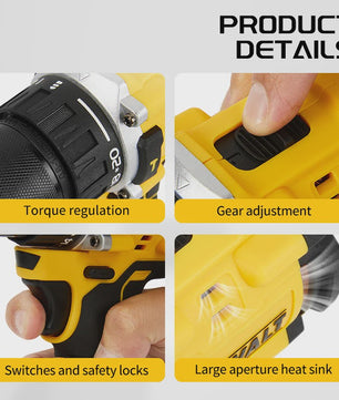 DeWalt DCD805 20V Brushless Accuboormachine - Krachtig & Compact
