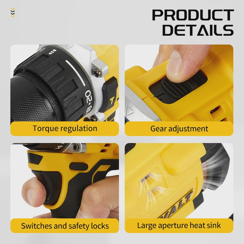 DeWalt DCD805 20V Brushless Accuboormachine - Krachtig & Compact