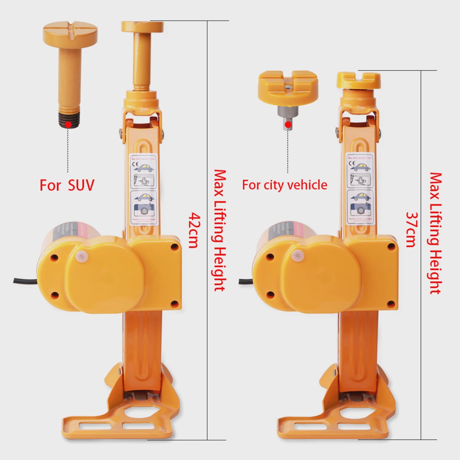 Elektrische Autokrik 2 Ton 12V - Snel Banden Wisselen met Afstandsbediening