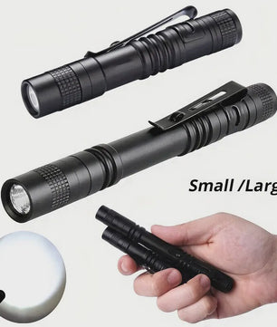 Compacte Pen Zaklamp LED - Waterdicht & Draagbaar voor Werk, Outdoor & Camping