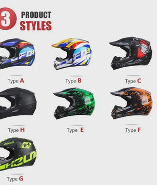 Professionele Off-road Motorhelm voor Volwassenen & Kinderen - Inclusief Gratis Gift Set