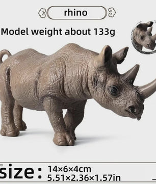 Realistische PVC Dierenfiguren Set: Wilde Dieren Collectie