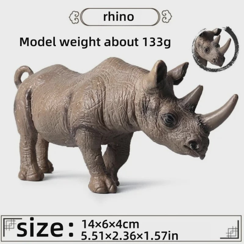 Realistische PVC Dierenfiguren Set: Wilde Dieren Collectie