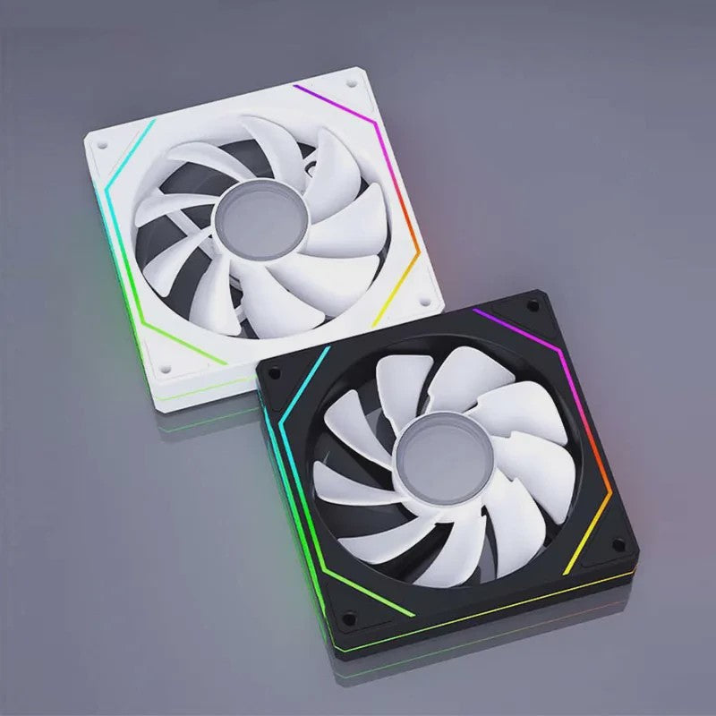 UPSIREN UF-1 PRISM 4 PRO 12cm ARGB PWM PC Ventilator - Stille Koeling met Grote Luchtstroom