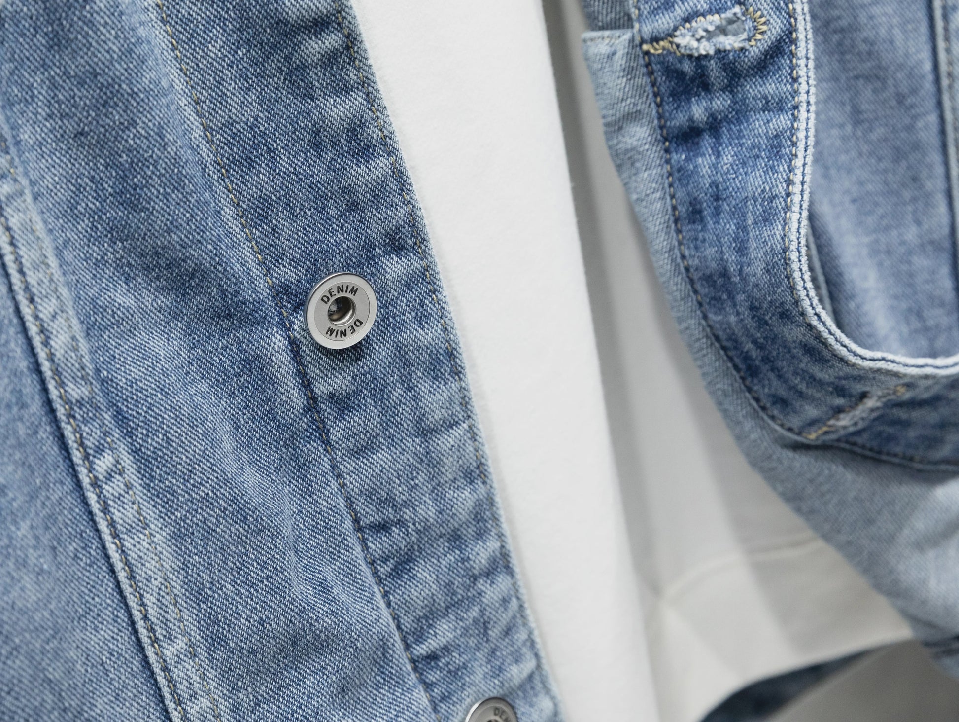 Herren Denim Werkjas - Vintage Stijl Herfst/Winter