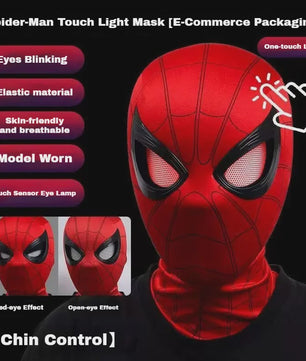 Miles Morales Spider-Man Masker met Bewegende Ogen - 1:1 Schaal Cosplay & Cadeau