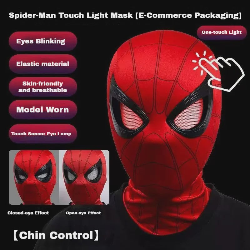 Miles Morales Spider-Man Masker met Bewegende Ogen - 1:1 Schaal Cosplay & Cadeau