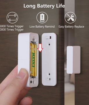 Slimme Deur Sensor - WiFi & Zigbee Contactmelder voor Smart Home Alarm