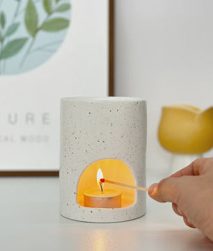 Keramische Aromatherapie Brander voor Essentiële Oliën & Wax Melts