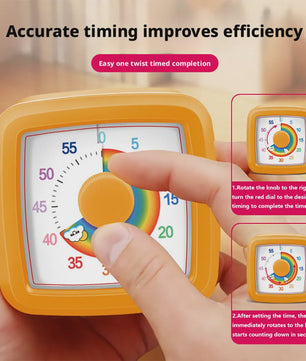 Visuele Timer 60 Minuten - Kinderen & Studenten - Zelfdiscipline & Tijdsmanagement