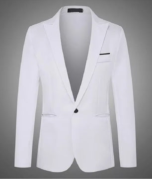 Luxe Heren Blazer - Slim Fit Zakelijk Casual Jasje