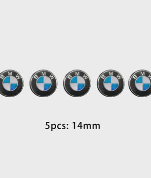 BMW M Sleutel Embleem Stickers (11mm/14mm) - Set van 5 of 10 Stuks