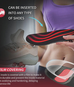 Orthopedische Sportzolen met PU Gel - Schokabsorptie & Boogondersteuning