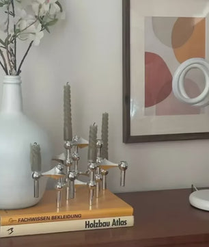 Modulaire Metalen Kandelaar - Geometric & Verstelbaar voor Tafel & Bruiloft