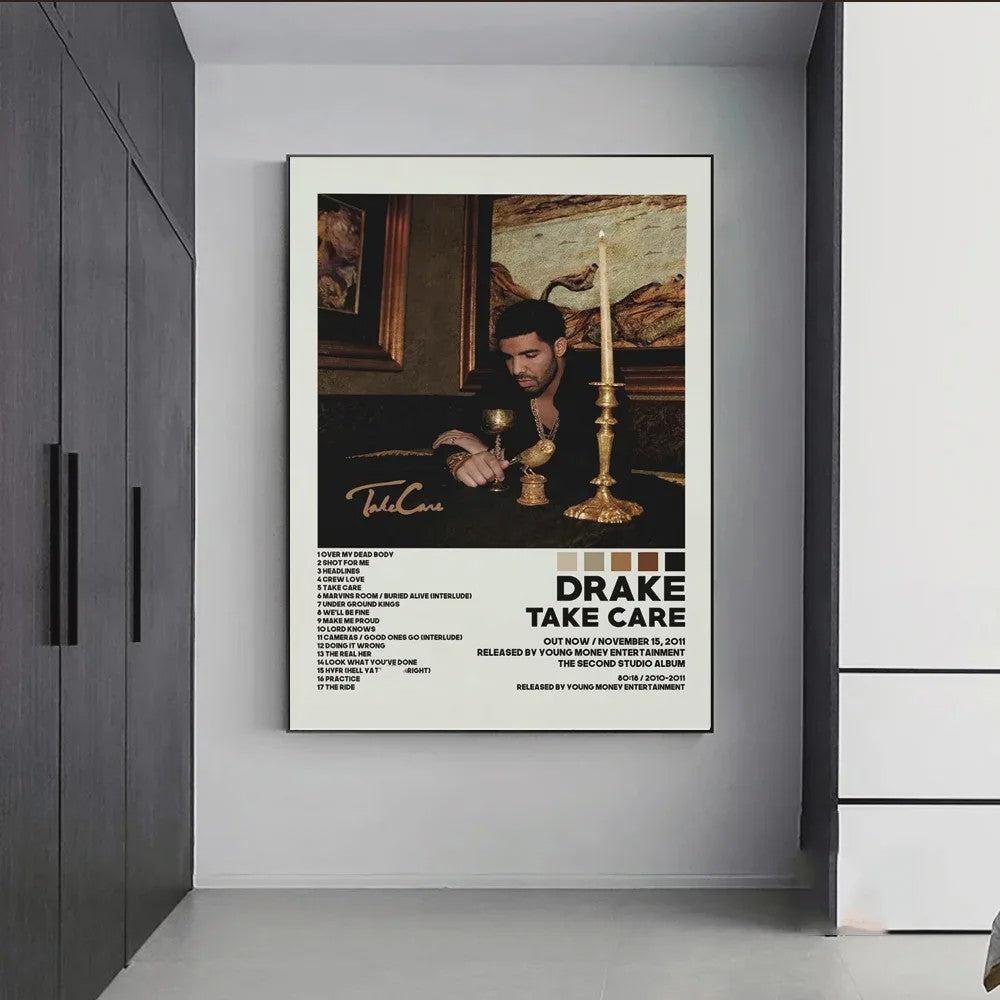 Drake Album Cover Posters - Canvas Muurdecoratie
