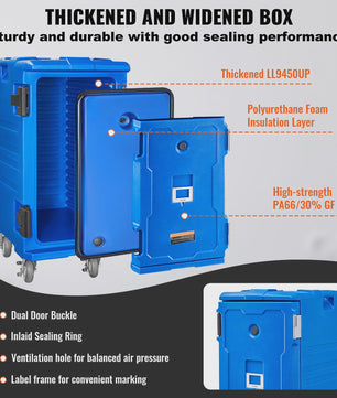 Professionele Geïsoleerde Voedseltransportbox 75-120L - Warm & Koud Houden