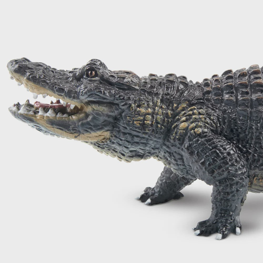 Realistische Alligator Speelfiguur - Wildlife Model voor Kinderen, Cadeau & Taartdecoratie