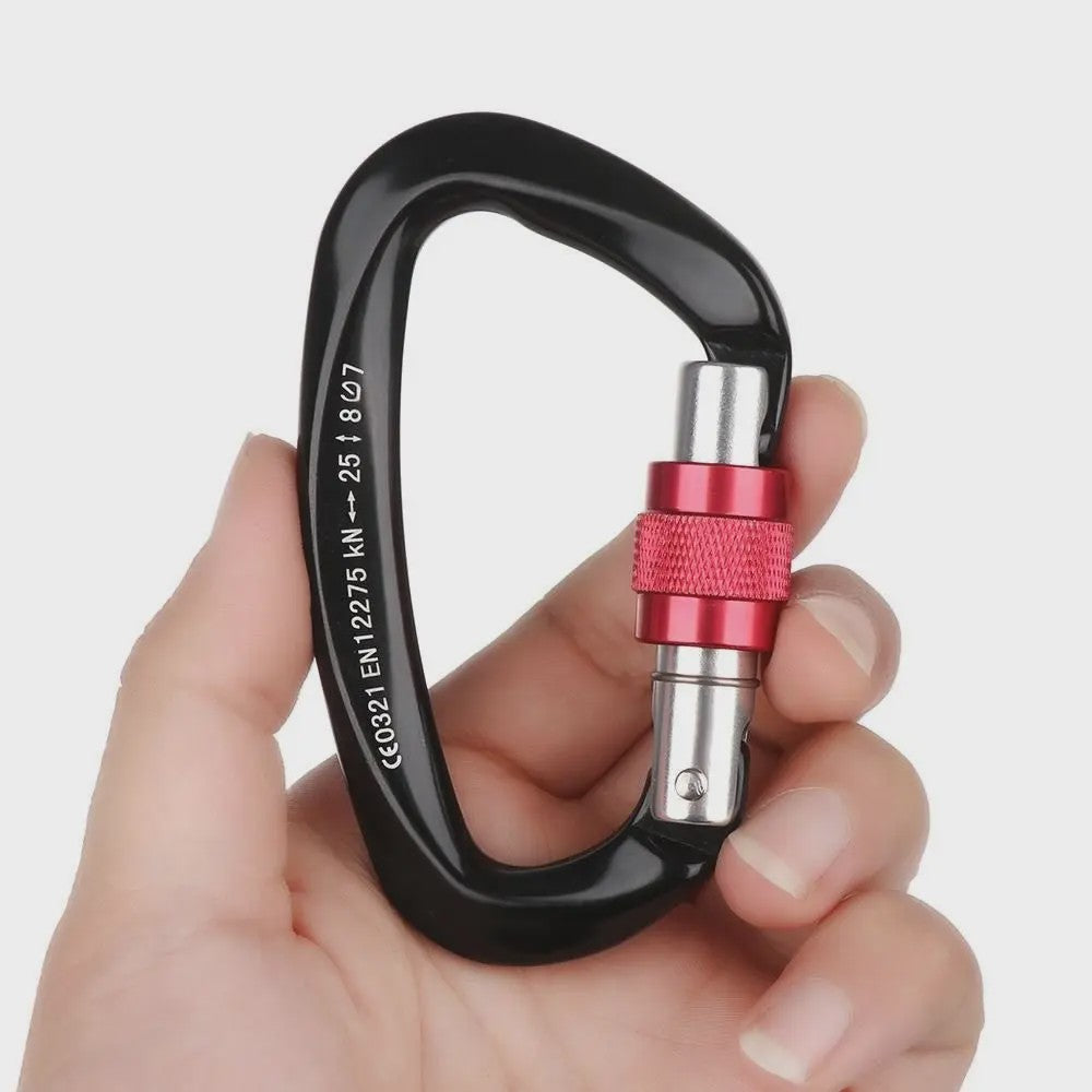 Professionele Aluminium Karabiner Haak - Veilig Klimmen & Outdoor