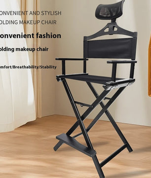 Professionele Regisseursstoel - Aluminium Legering, Opvouwbaar & Comfortabel voor Buiten, Kantoor of Make-up