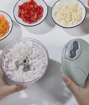 Handmatige Keuken Snijmachine - Knoflook, Ui, Vlees & Groenten Hakker (500/900ML)