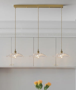 Vintage Bloemen Glazen Hanglamp - Sfeervolle Decoratie voor Woonkamer & Slaapkamer