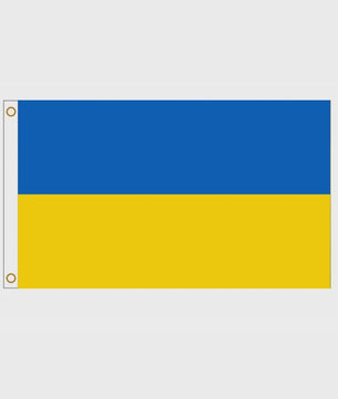 Oekraïense Vlag 90x150cm - Decoratie Vlag van Oekraïne Blauw Geel