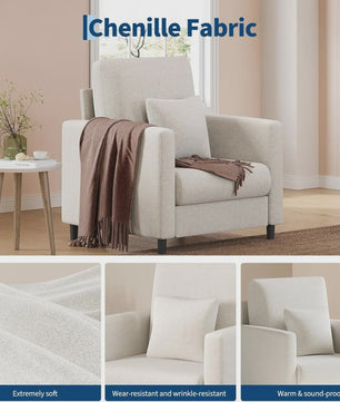 Moderne 2-zits bank en fauteuil set - Compact en comfortabel voor kleine ruimtes