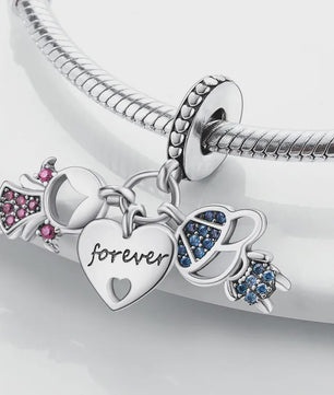 925 Zilveren Bedel - Mode Hanger voor Dames Armbanden