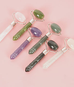 Jade Gezichtsroller & Gua Sha Tool - Natuursteen Massage voor Huidverjonging & Facelift