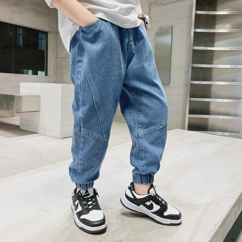 Stoere Baggy Jeans voor Jongens - Comfortabele Kinder Broek voor Zomer & Casual