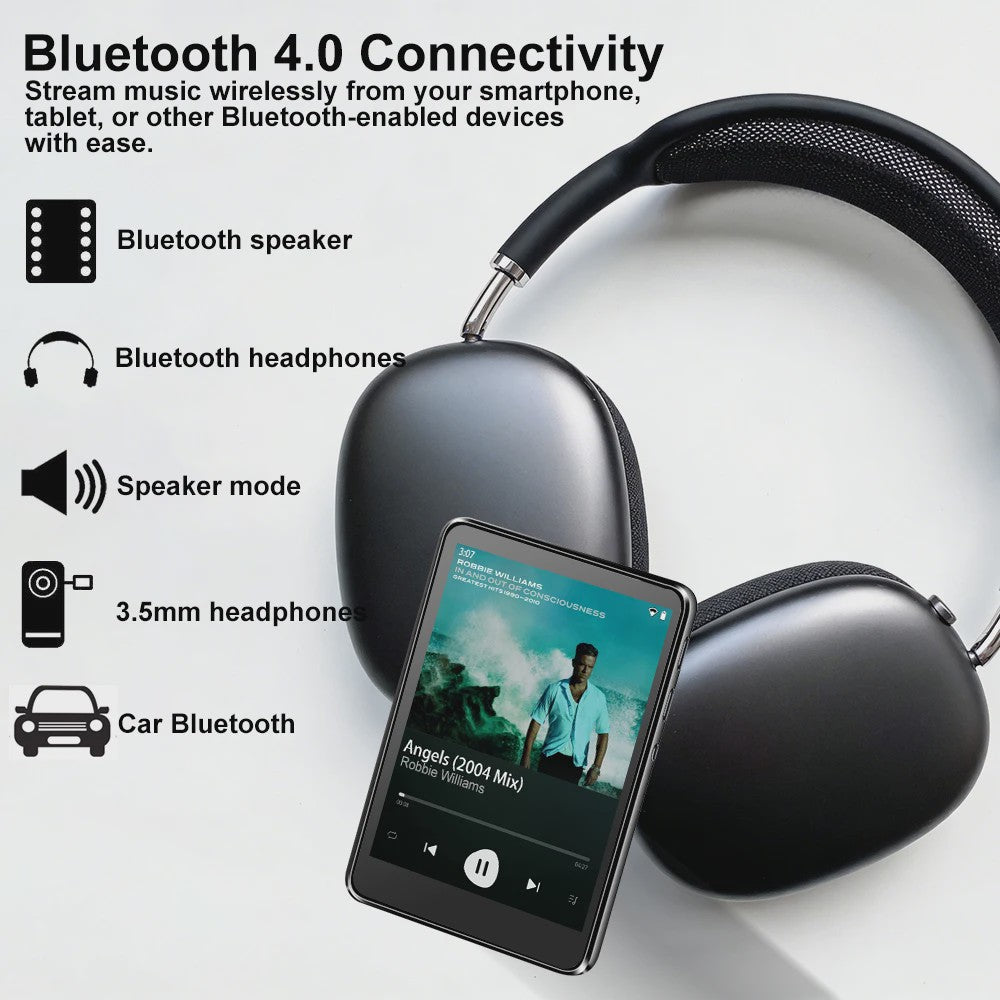 Famue PA03 Android MP3/MP4 Speler met WiFi, Bluetooth & 2.8" Scherm - Lossless Audio & App Downloads