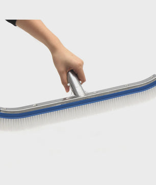 Heavy Duty Zwembadborstel 18 Inch - Nylon & RVS - Voor Tegels, Muren en Vloer