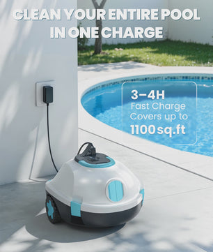 Y20S Draadloze Robot Zwembadreiniger - Automatisch, 120 Min. Werktijd, IPX8 Waterdicht