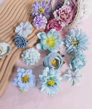 Mix van Zijden Kunstbloemen: Rozen & Meer voor Bruiloft, Huisdecoratie & DIY Knutselen