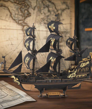 Robotime ROKR Houten 3D Puzzel Model Schepen - Zeeparel Barque