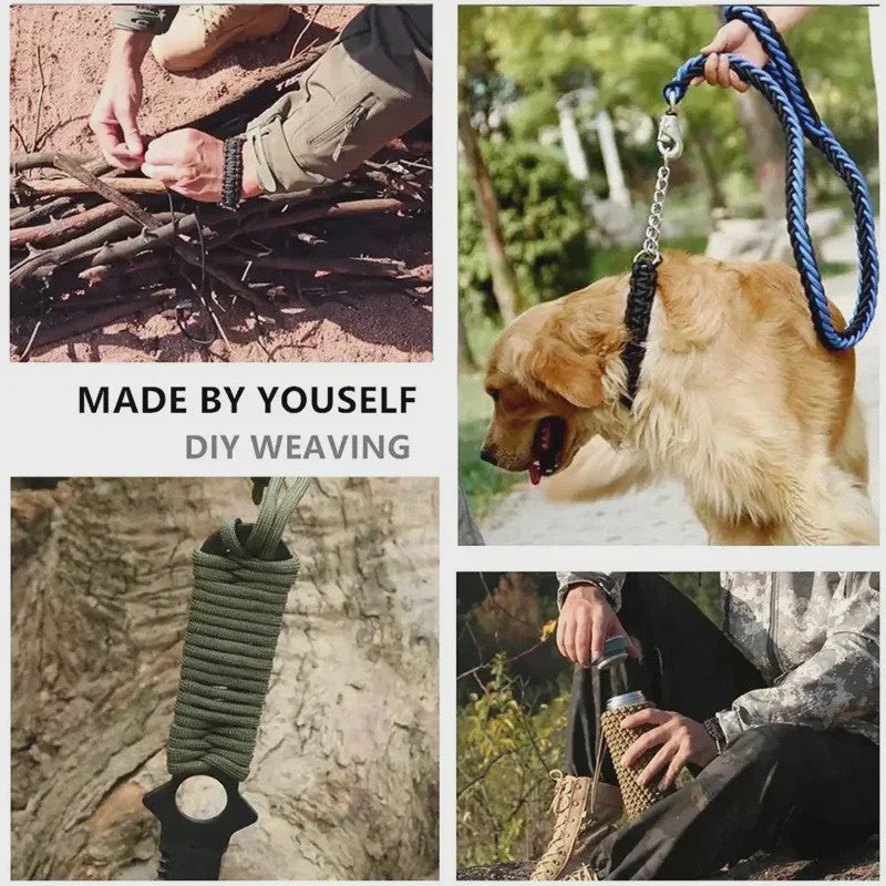 Sterk 550 Paracord Touw (4mm, 7-Strands) - Ideaal voor Outdoor, Survival & DIY Projecten